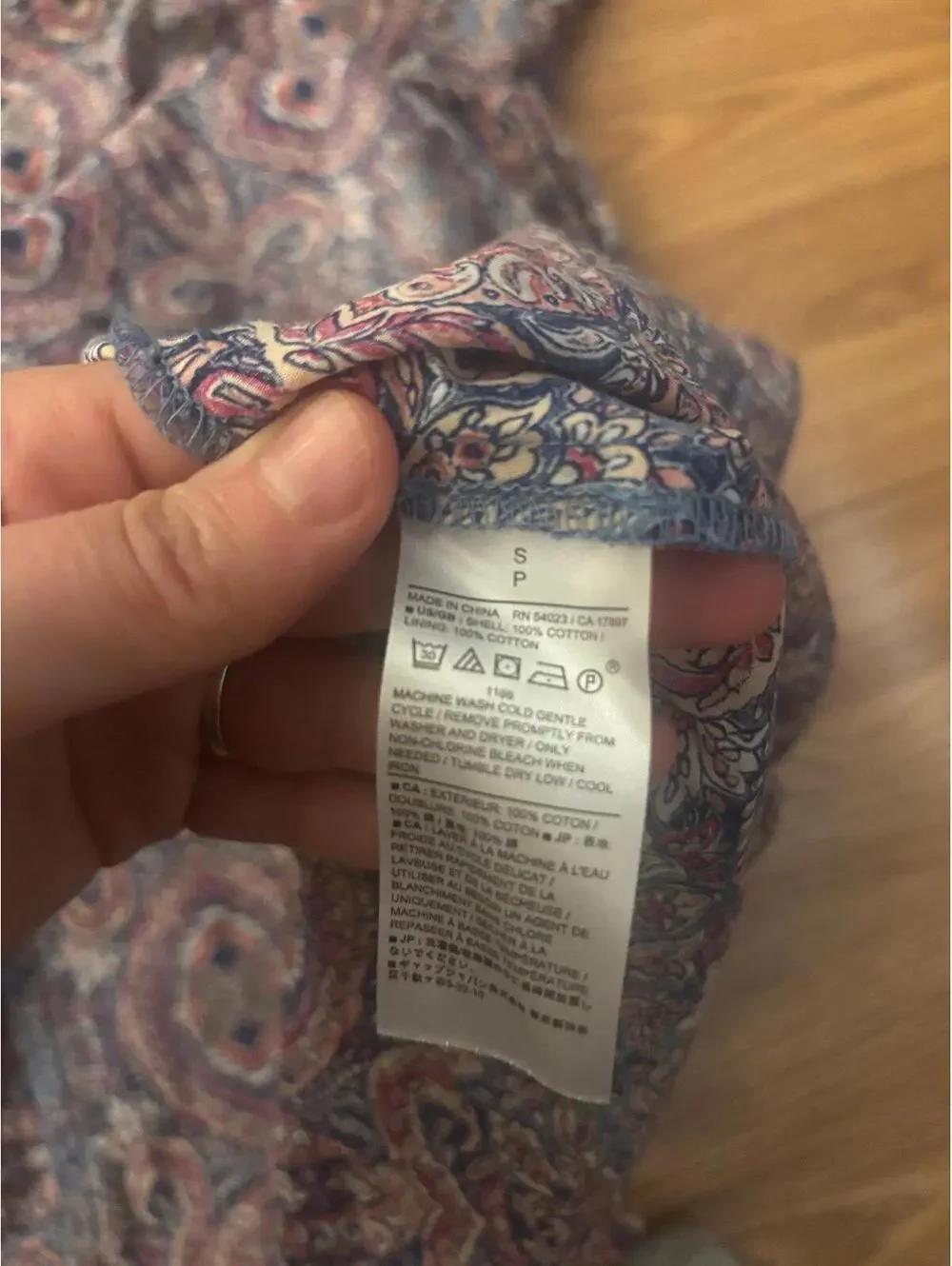 Banana Republic Open Back Tie Back Paisley Midi Dress Size Small - Picture 6 of 9
